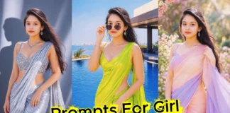 chatgpt prompt for girl in saree