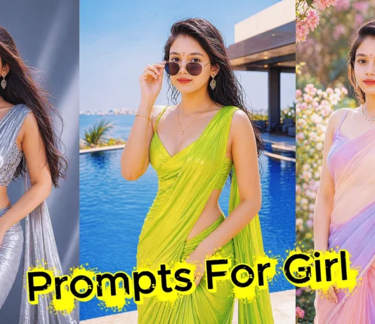 chatgpt prompt for girl in saree