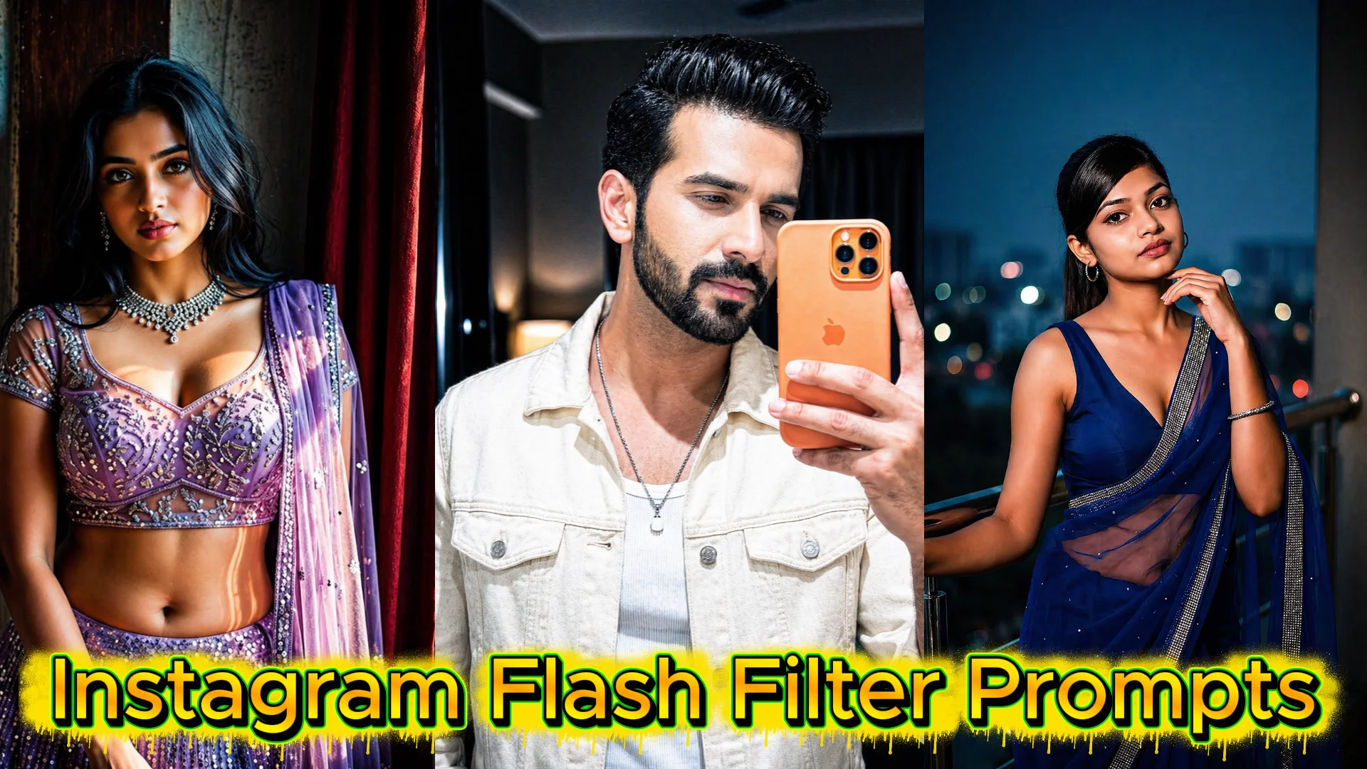 instagram flash filter prompt