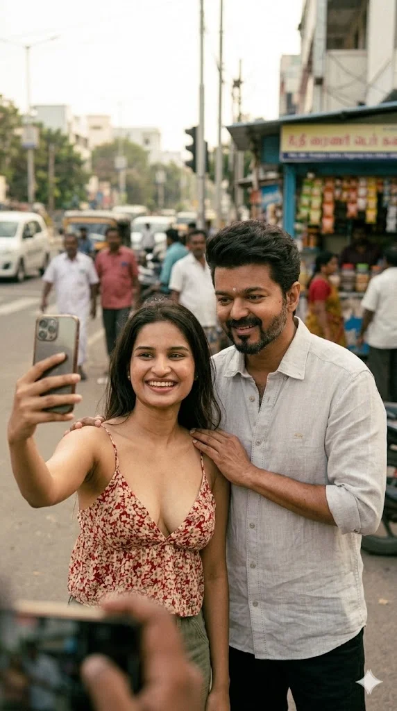 merge a photo of me with actor vijay prompt