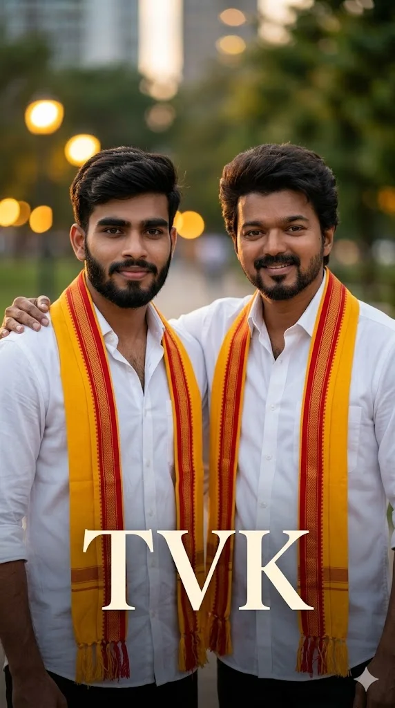 tvk selfie with vijay prompt