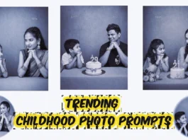 trending childhood photo prompt