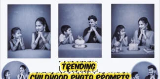 trending childhood photo prompt